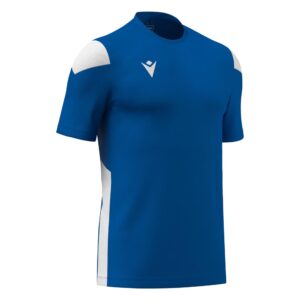 Tricou sport Macron Polis, Albastru Royal / Alb