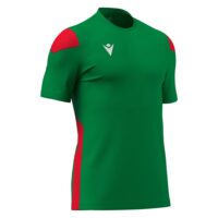 Tricou sport Macron Polis, Verde / Rosu