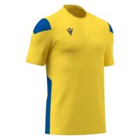 Tricou sport Macron Polis, Galben / Albastru Royal