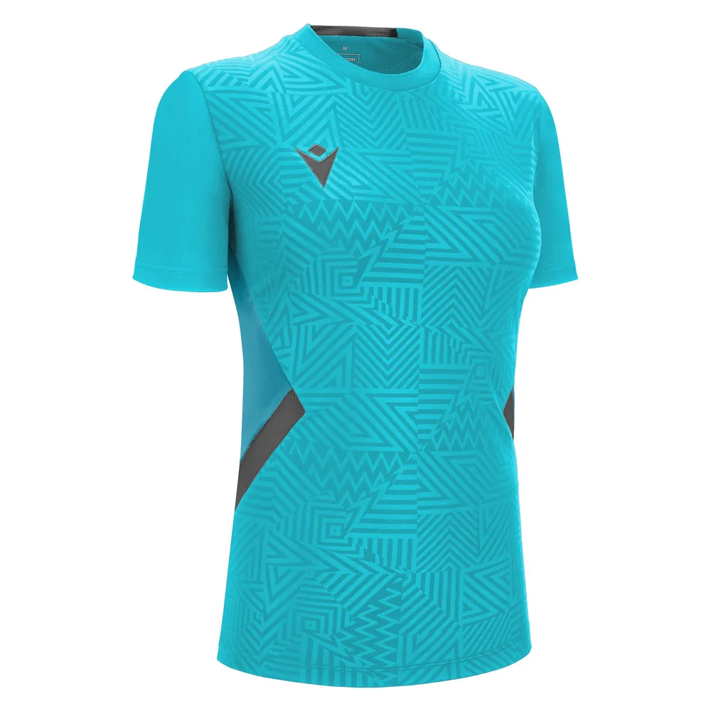 51703728 Tricou sport dama Macron Skat, Albastru Sky Fluo / Gri Antracit - imagine 1