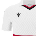 Tricou fotbal Macron Charon eco, Alb / Rosu / Negru - imagine 5