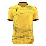 Tricou sport Macron Wyvern eco, Galben / Negru - imagine 2