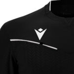 Tricou arbitru Macron Ponnet eco, Negru - imagine 5
