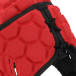 Casca rugby Macron Helmet XE, Rosu - imagine 2