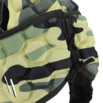 Casca rugby Macron Helmet XE, Camuflaj Verde - imagine 2