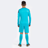 Set echipament portar fotbal Joma Phoenix, Turcoaz Fluo / Bleumarin - imagine 4