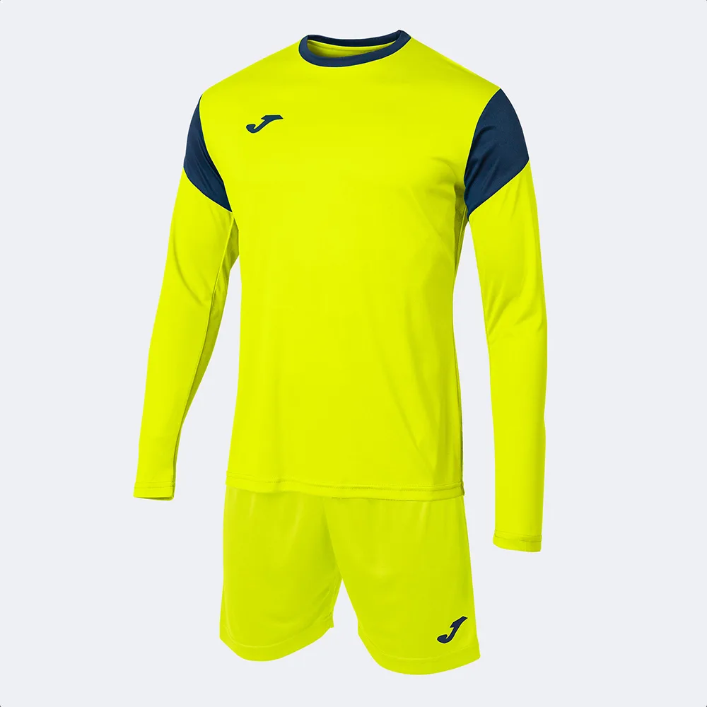 Set echipament portar fotbal Joma Phoenix, Galben Fluo / Bleumarin - imagine 1