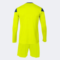 Set echipament portar fotbal Joma Phoenix, Galben Fluo / Bleumarin - imagine 2