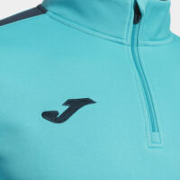 Bluza antrenament Joma Olimpiada, Turcoaz Fluo / Negru - imagine 4