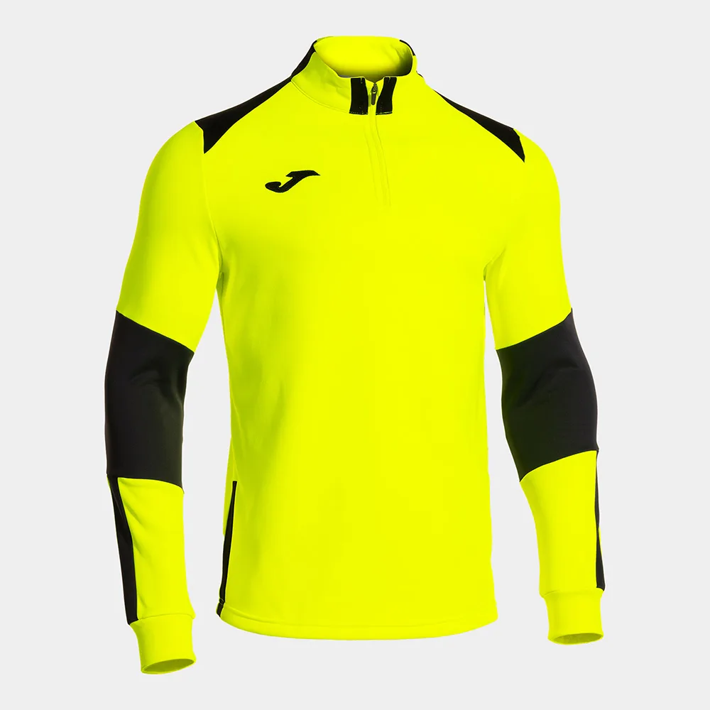 Bluza antrenament Joma Danubio IV, Galben Fluo / Negru - imagine 1