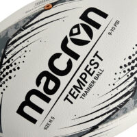 Minge rugby Macron Tempest, Alb / Negru (Nr. 3) - imagine 3