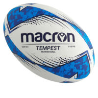 Minge rugby Macron Tempest, Alb / Albastru Royal (Nr. 3)