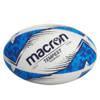 Minge rugby Macron Tempest, Alb / Albastru Royal (Nr. 4) - imagine 2