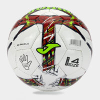 Minge fotbal Joma Dali III, Rosu / Verde Fluo (Nr. 5) - imagine 2