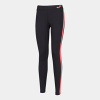 Colanti sport dama Joma Ascona, Negru / Coral Fluo