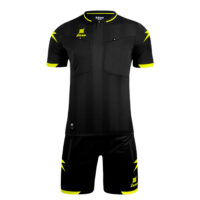 Set echipament arbitru Zeus Marko, Negru / Galben Fluo