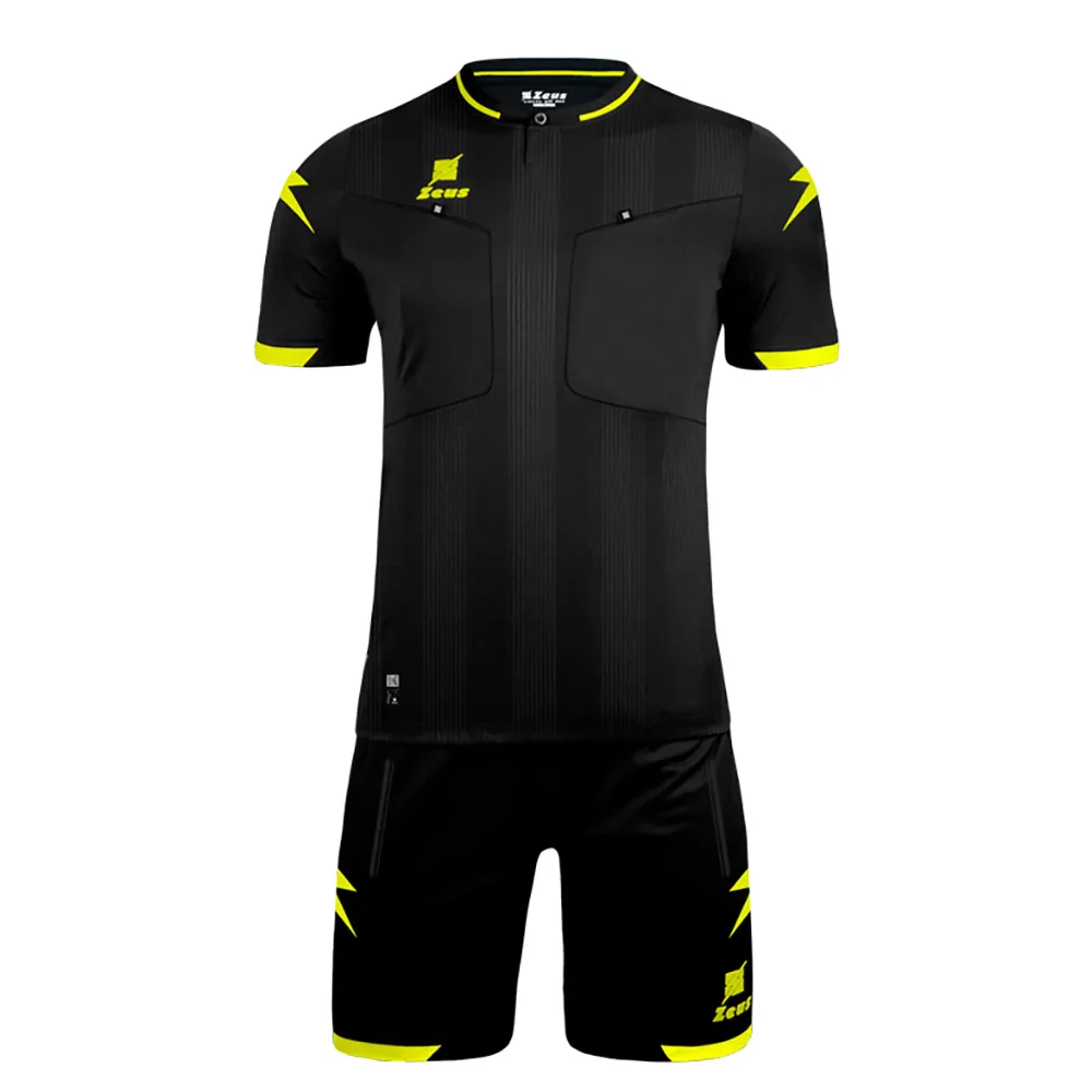 Set echipament arbitru Zeus Marko, Negru / Galben Fluo - imagine 1