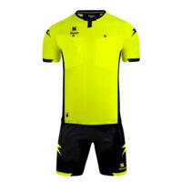 Set echipament arbitru Zeus Marko, Galben Fluo / Negru