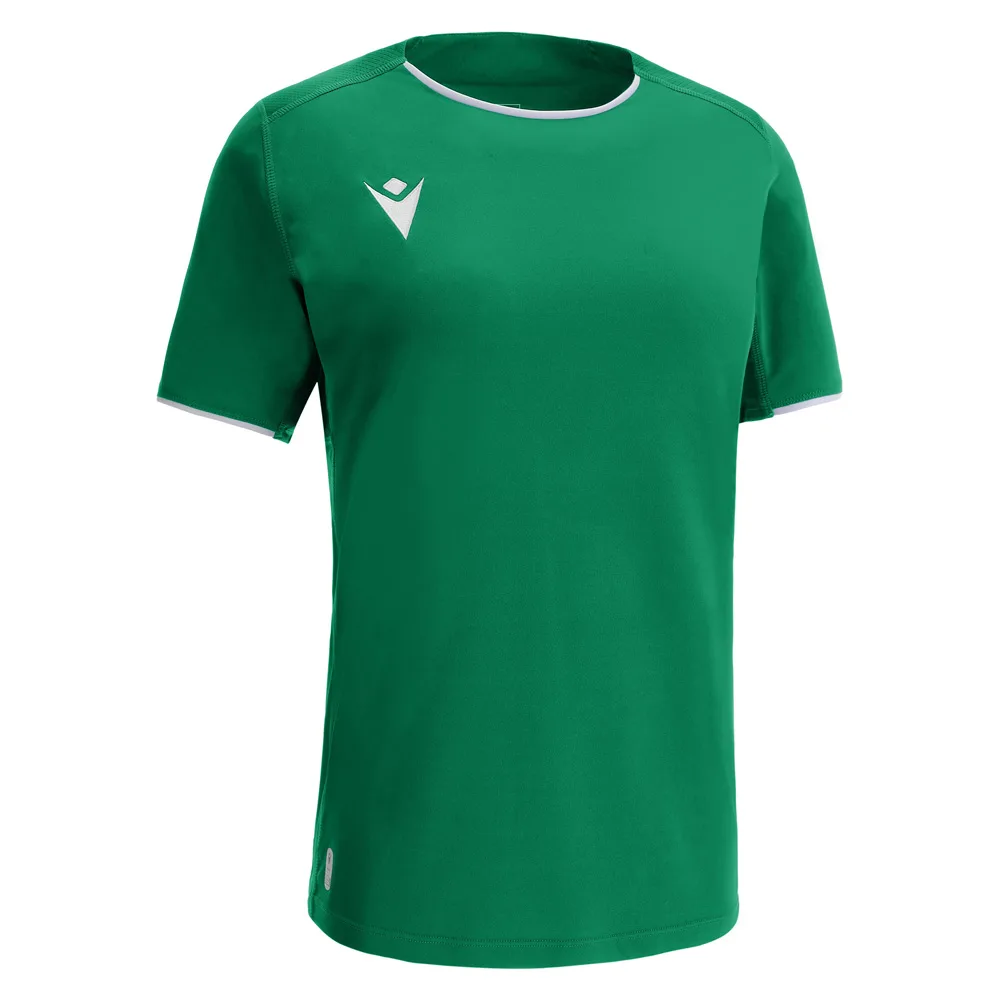 Tricou sport dama Macron Widia eco, Verde / Alb - imagine 1