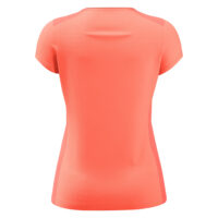 Tricou dama Macron Zinc, Coral Fluo / Gri Antracit - imagine 4