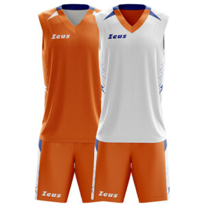 Set echipament baschet Zeus Jam, Portocaliu / Alb