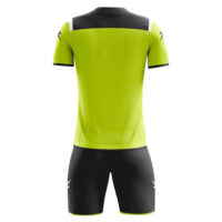 Set echipament fotbal Zeus Vesuvio, Negru / Galben Fluo - imagine 2