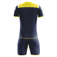 Set echipament fotbal Zeus Vesuvio, Bleumarin / Galben - imagine 2