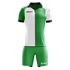 Set echipament fotbal Zeus Gryfon, Verde / Alb
