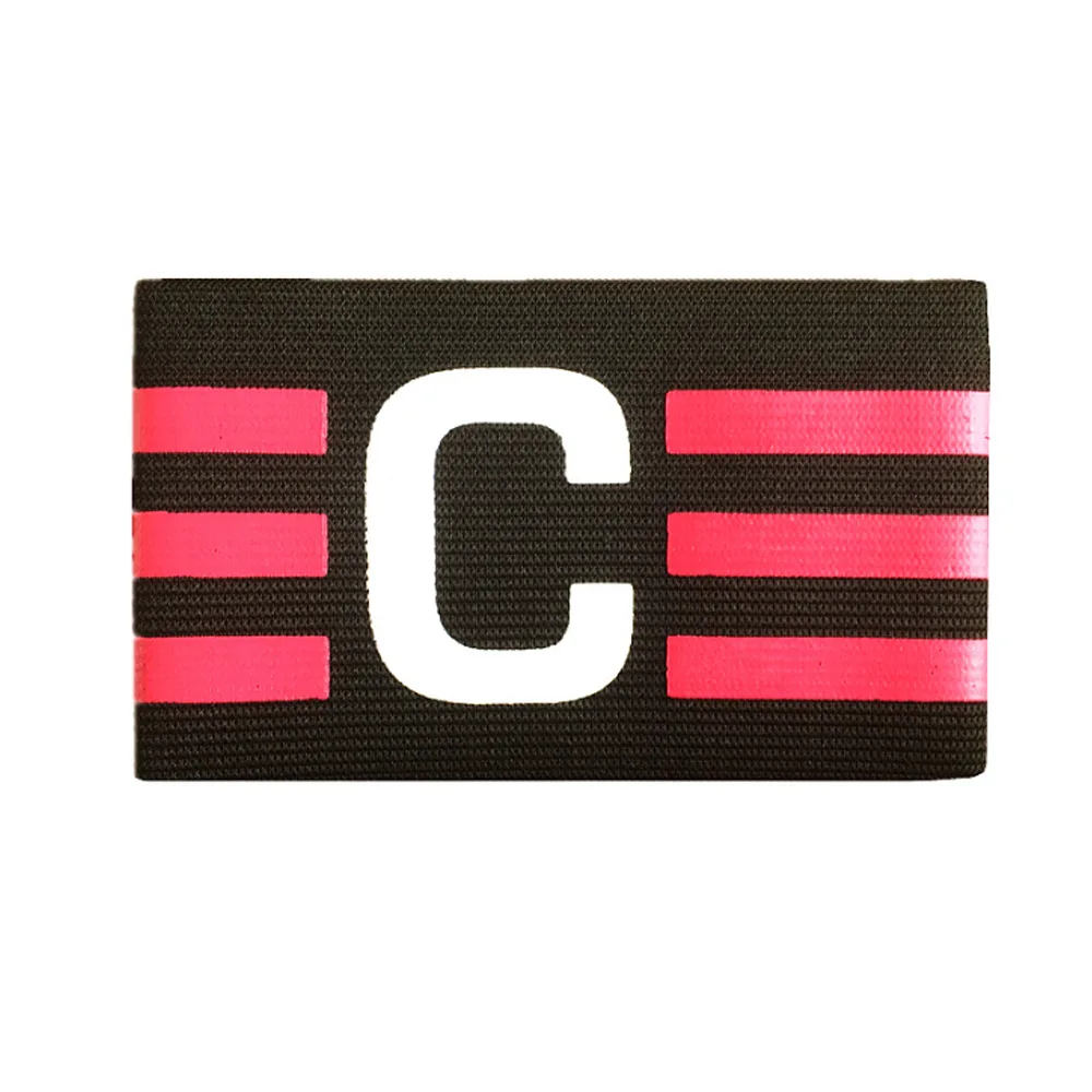 CABS-N-jpeg.webp Banderola Capitan Ligasport Stripe, Negru / Fuxia - imagine 1