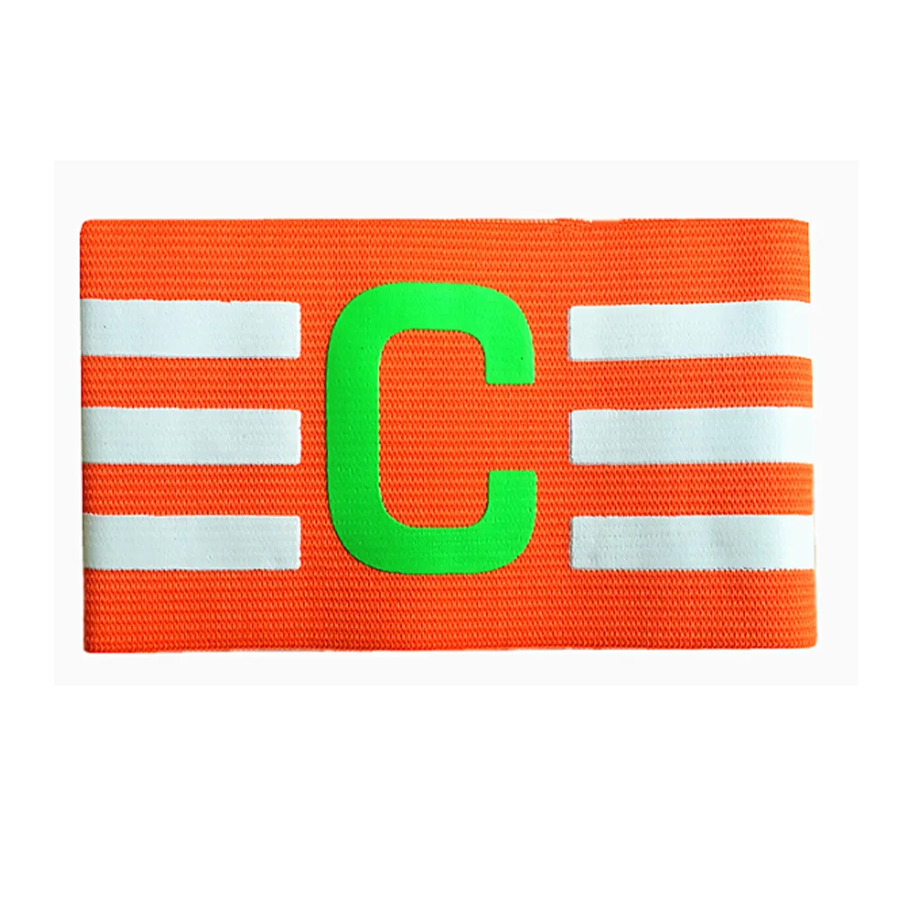 CABS-P-jpeg.webp Banderola Capitan Ligasport Stripe, Portocaliu / Alb - imagine 1