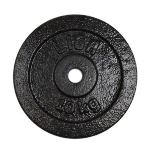 Disc greutate haltere fonta 10 kg Ligasport (Ø 28 mm)
