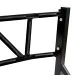 Bara de tractiune montare perete Ligasport Round, Negru - imagine 3