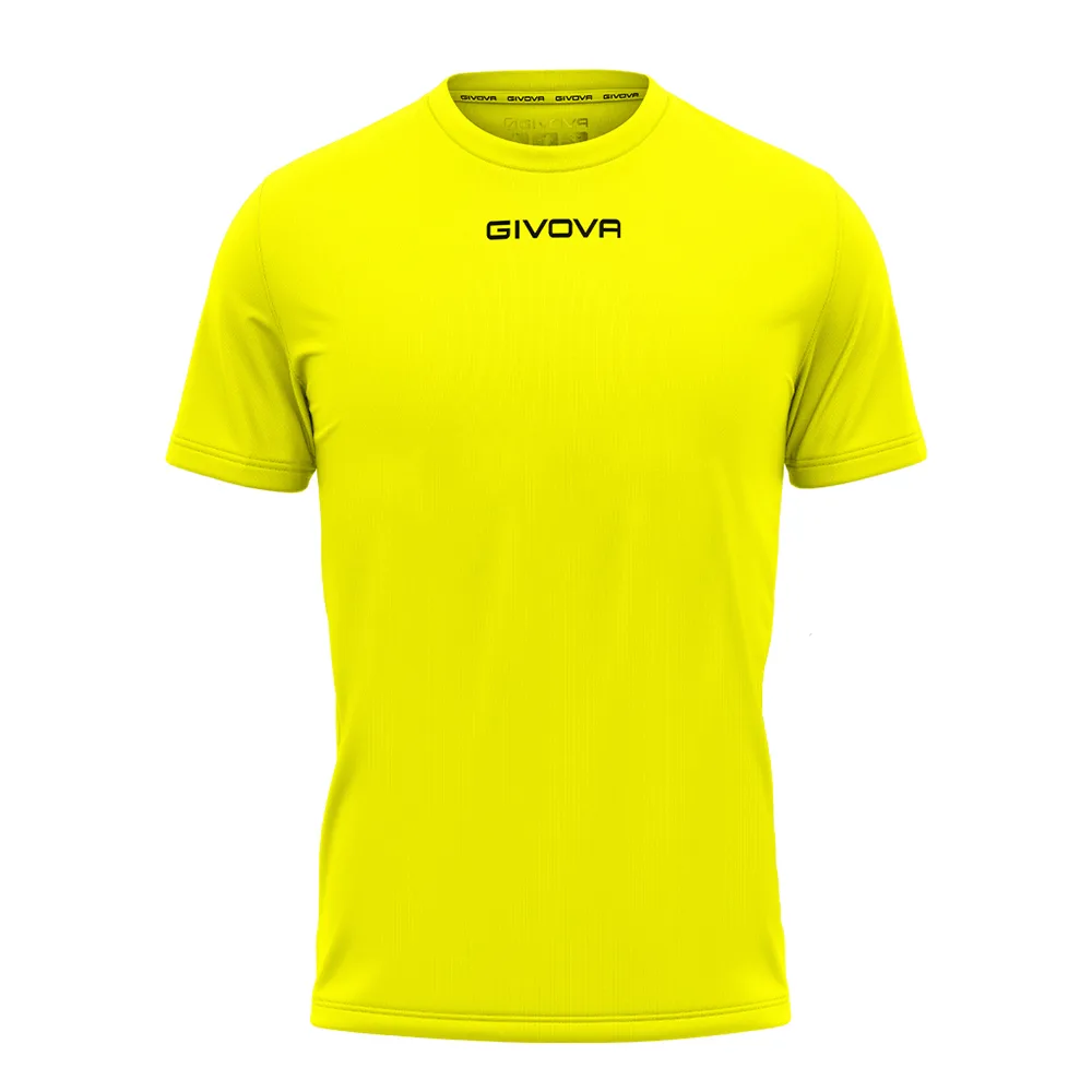 Tricou sport Givova One, Galben Fluo - imagine 1