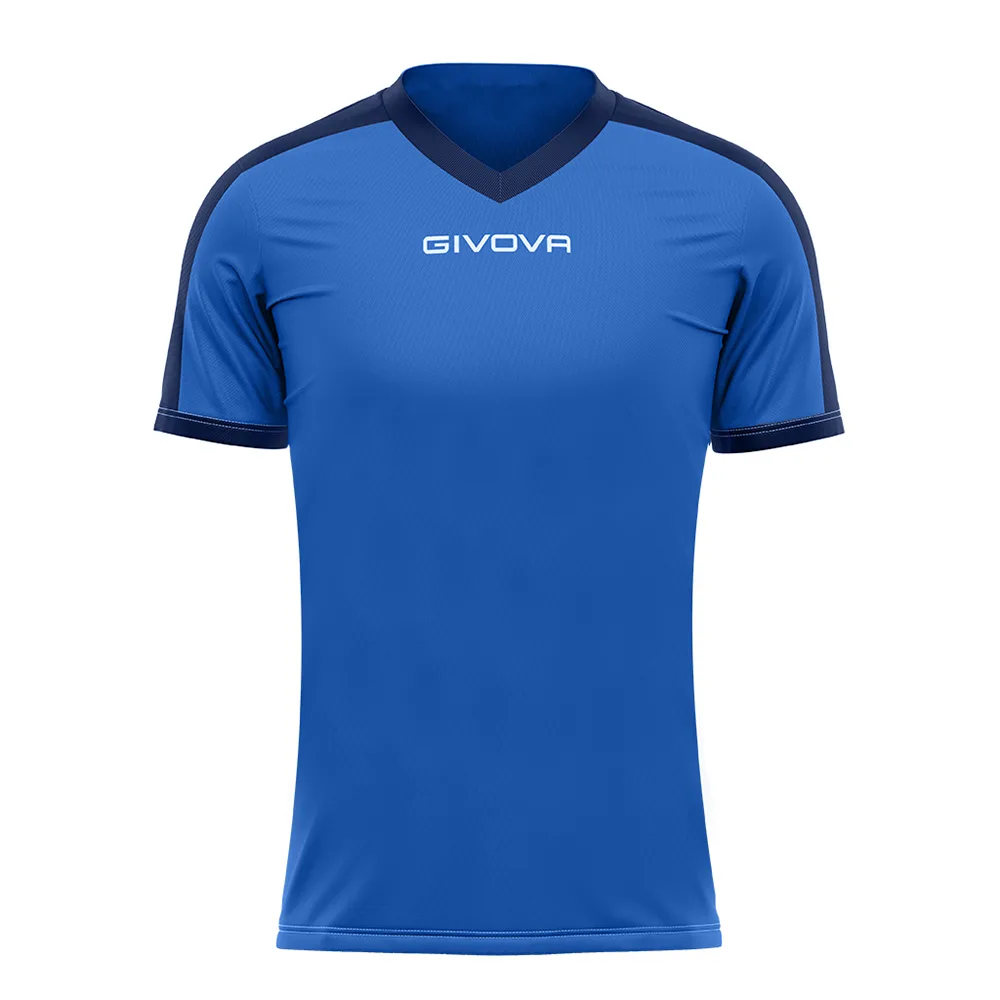 Tricou sport Givova Revolution, Albastru Royal / Bleumarin - imagine 1