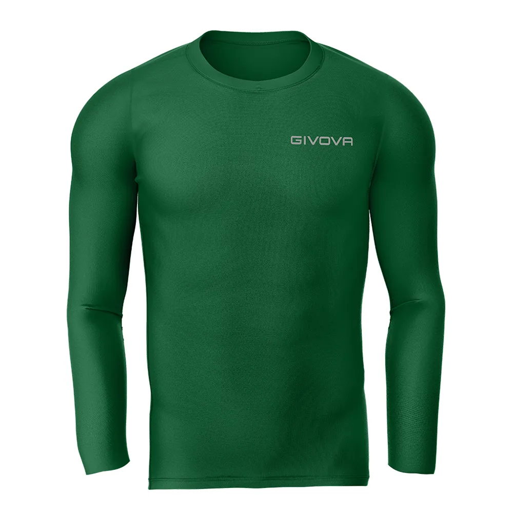 Bluza elastica Givova Corpus 3, Verde - imagine 1