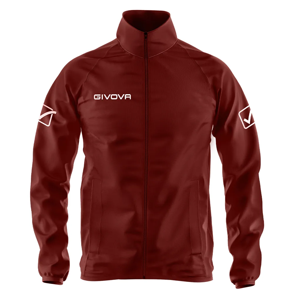 Geaca ploaie Givova Basico, Visiniu - imagine 1