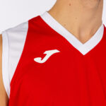 Set echipament baschet Joma Final II, Rosu / Alb - imagine 6