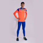 Bluza antrenament Joma Elite X, Coral Fluo / Albastru Royal - imagine 5