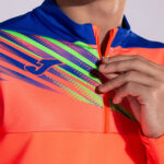 Bluza antrenament Joma Elite X, Coral Fluo / Albastru Royal - imagine 8