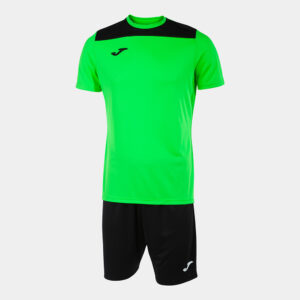 Set echipament sport Joma Phoenix II, Verde Fluo / Negru